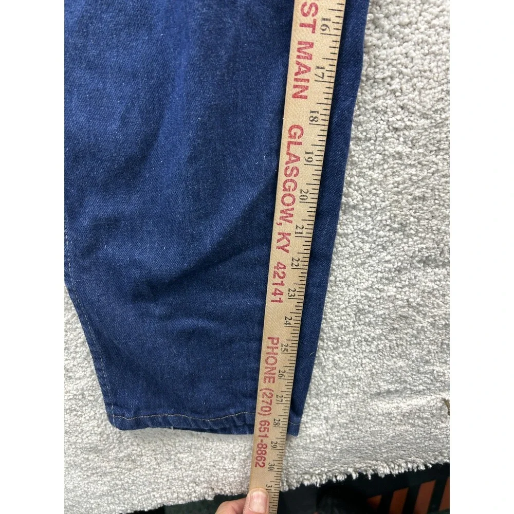 Rustler‎ Jeans Womens 14 Made in USA Blue Pleated High Rise Tapered Mom 762MSW5